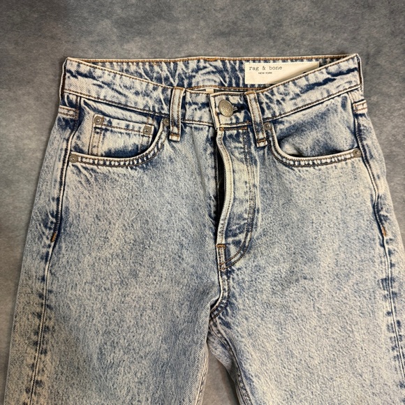 Rag & Bone Maya Jeans Women’s 24 High Rise Ankle Slim Fit Y2K Denim Vintage - Picture 2 of 16